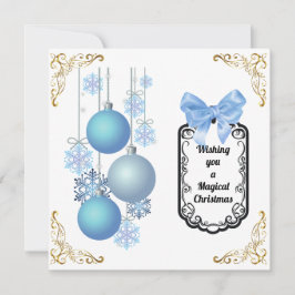 Cartão de Festividades Folha Única