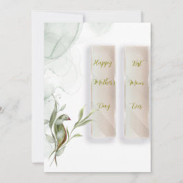 Cartão de Festividades Folha Única