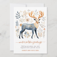Folhagem de Stag de inverno