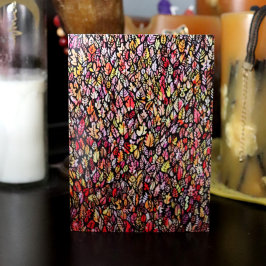 Cartão De Festividades Folhas de outono