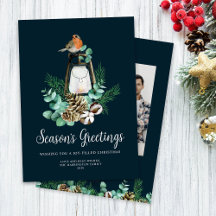 Foliage de Natal - Saudações da Estação Azul Foto