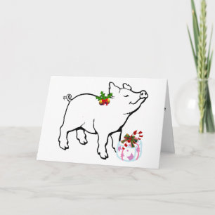 CARTÃO DE FESTIVIDADES FOMOS TODO O CAMINHO PARA DIZER NATAL DE MERCADO