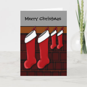 Cartão De Festividades For expecting parents of twins Christmas stockings