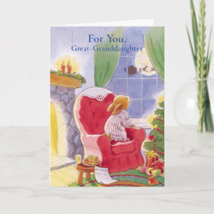 Cartão De Festividades For You, Great-Granddaughter