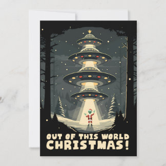 Cartão De Festividades Fora deste Natal do Mundo!