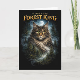 Cartão De Festividades Forest King