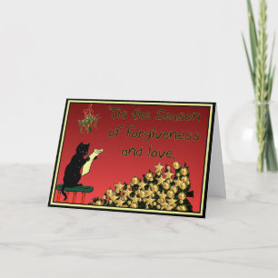 Cartão De Festividades forgiveness and love Christmas card