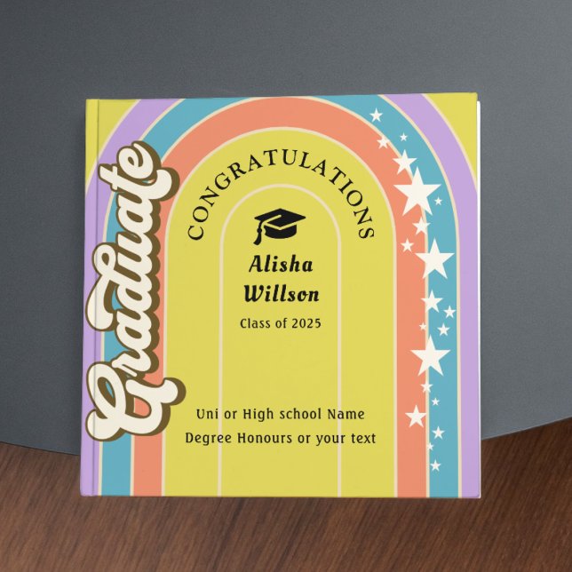 Cartão De Festividades Formando Uni Retroativo | felicitação | foto | qua (Criador carregado)