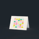 Cartão De Festividades Formas Geométricas Pastéis Claros Rosa Foto Person<br><div class="desc">Cartão de Férias com Foto Personalizada Formas Geométricas Rosa e Verde Fofo</div>