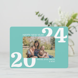 Cartão De Festividades Foto a cores negras