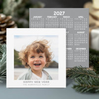 Foto borda branca HNY e calendário de 2027