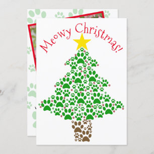 Cartão De Festividades Foto da árvore de impressão de guiada divertida e 