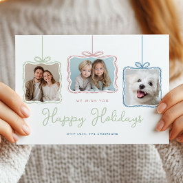 Cartão De Festividades Foto da Caixa de Presentes Pastel Caprichosa