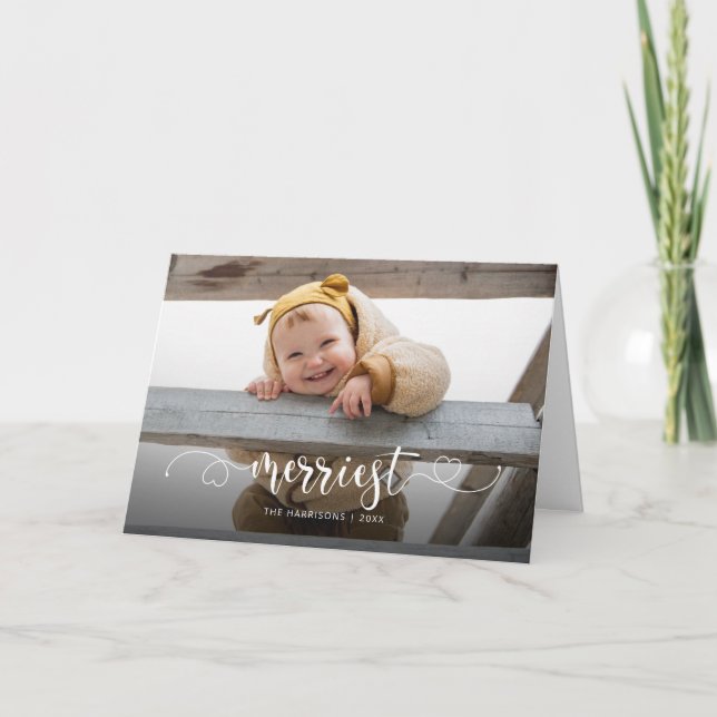 Cartão De Festividades Foto da caligrafia moderna mais bonita do mundo (Frente)