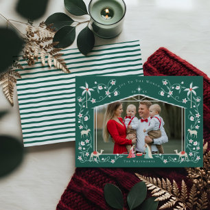 Cartão De Festividades Foto da Cena Religiosa de Natal