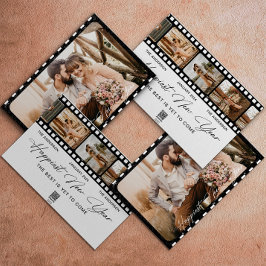 Cartão De Festividades Foto da Colagem de Filmes da Câmera Mínima do feli