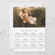Foto da Família 2026 Calendário 12 Meses Mês Mês