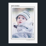 Cartão De Festividades Foto da Família Chanucá Feliz e Dourada Floco de N<br><div class="desc">Na moda e cartões com fotos bonitos são perfeitos para todos os seus amigos e família neste feriado. Personalize o texto "feliz Chanucá" com sua saudação e mude o nome da família e o ano e troque a foto por uma foto de seus filhos, animais de estimação ou de toda...</div>