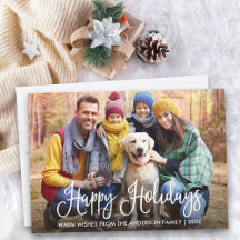 Foto da Família Feliz Feriados da Caligrafia Moder