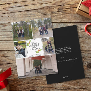 Cartão De Festividades Foto da família mais maravilhosa do ano