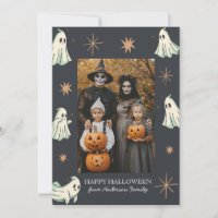 Foto da Família Spooktacular do Fantasma Halloween