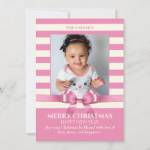 Foto da fita de Natal rosa