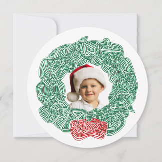 Cartão De Festividades Foto da Wreath de Natal