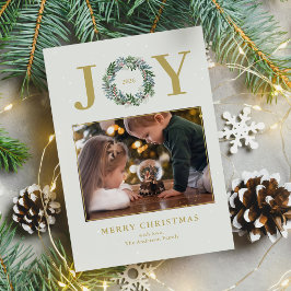 Cartão De Festividades Foto da Wreath de Natal