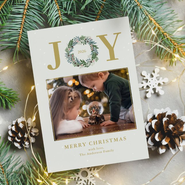 Cartão De Festividades Foto da Wreath de Natal (Criador carregado)