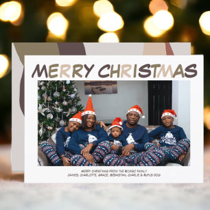 Cartão De Festividades Foto de Abstrato com Retro Feliz Natal