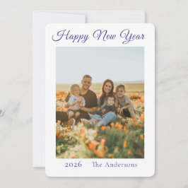 Cartão De Festividades Foto de Ano Novo