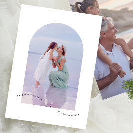 Cartão De Festividades Foto de Arca Mínima Elegante de na moda