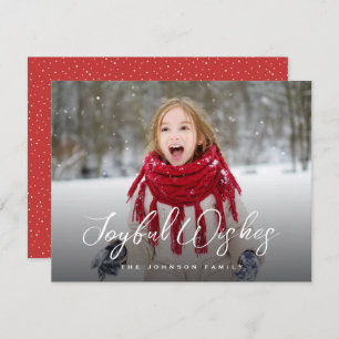 Cartão De Festividades Foto de Cheio de Script de Pincel para Natal