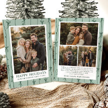 Foto de Família de Natal com Arco Desenhado à Mão