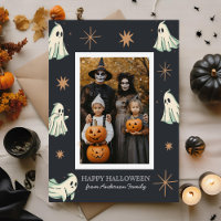 Foto de família fantasmagórica de Halloween