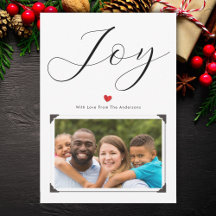 Foto de Família Moderna de Alegria de Natal com Es