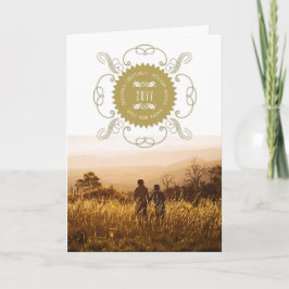 Cartão De Festividades Foto de Feliz ano novo de Saudações da Estação