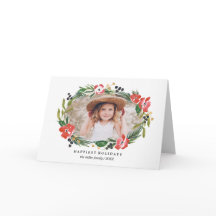 Foto de Feriado Floral Chic Watercolor