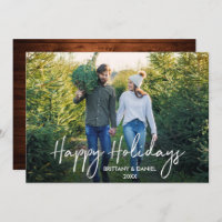 Foto de Feriados Felizes de Madeira com Script Man