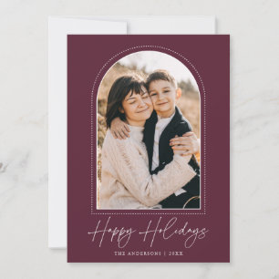 Cartão De Festividades Foto de Feriados Felizes do Snowy Arch Wine