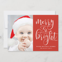 Cartão De Festividades Foto De Férias feliz E Brilhante