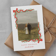 Foto de Laço Vermelho Elegante com Verdura