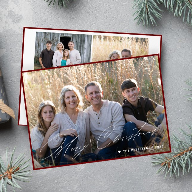 Cartão De Festividades Foto de Mal Natal 3, mínima moderna (Criador carregado)