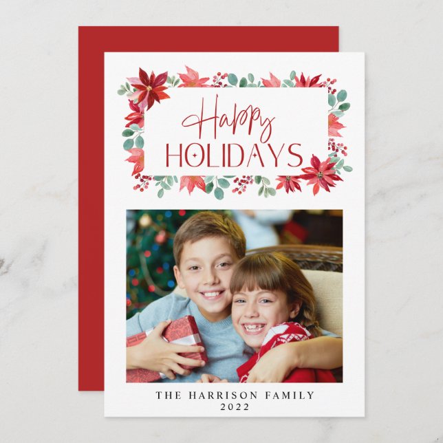 Cartão De Festividades Foto de Mola Fluvial Eucalyptus (Frente/Verso)