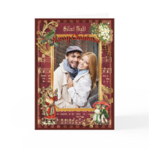 Foto de música antiga personalizada de feriado