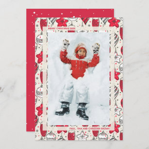 Cartão De Festividades Foto de natais vintages