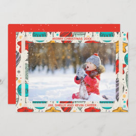 Cartão De Festividades Foto de natais vintages