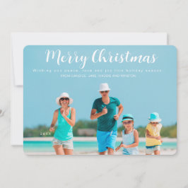 Cartão De Festividades Foto de Natal Alegre Natal