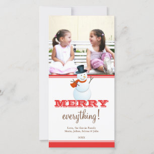 Cartão De Festividades Foto de Natal branco, branco, animado, com neve