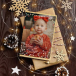 Cartão De Festividades Foto de Natal Brilhante com Luzes de Cordas de Pas<br><div class="desc">Feliz e Cartões de foto de Natal brilhante impressos com luzes de cordas pastéis em vermelho,  rosa,  menta e amarelo com Feliz e Brilho em um roteiro brilhante.</div>